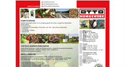 Desktop Screenshot of humuswerk-otto.de